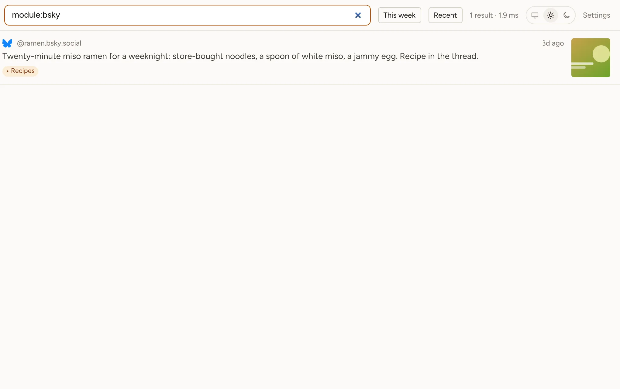 Bluesky saved posts in the Bookmark Hero library.